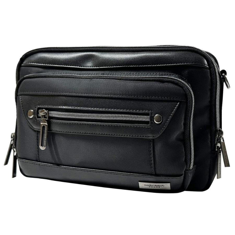 KANSAI YAMAMOTO HOMME カンサイヤマモトオム ヨコショルダー ショルダーバッグ 通勤 仕事 ビジネス ユニセックス 男女兼用 抗菌 防臭 00503 山本寛斎 | kansai yamamoto | 11