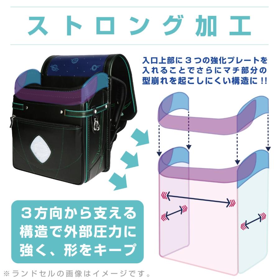 【型落ちアウトレット】新品 ランドセル ハネッセル BOY スポーティ コスモ A4フラットファイル対応 大容量 光る チェストベルト 軽量 6年間保証 日本製 男の子 | ハネッセル | 13