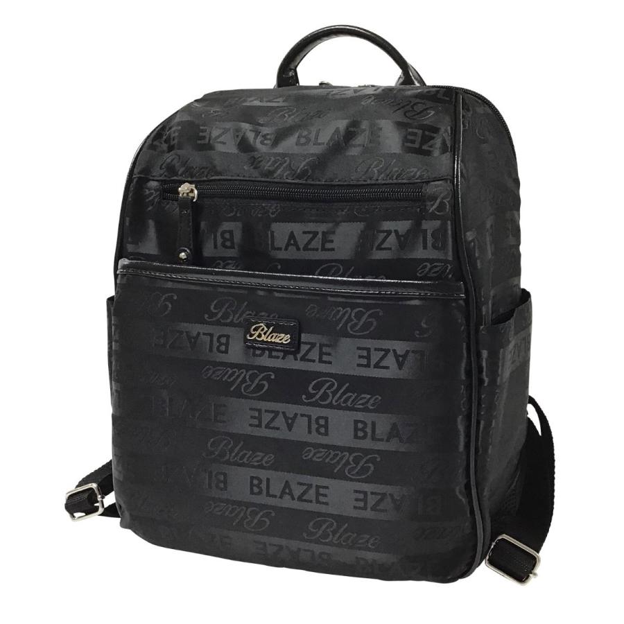 BLAZE ブレイズ リュック リュックサック 婦人 女性 レディース 大人 軽量 ポケット エレガント かわいい 上品 タウンユース 小さい 小型 ボーダー ロゴ 05803 | BLAZE | 07