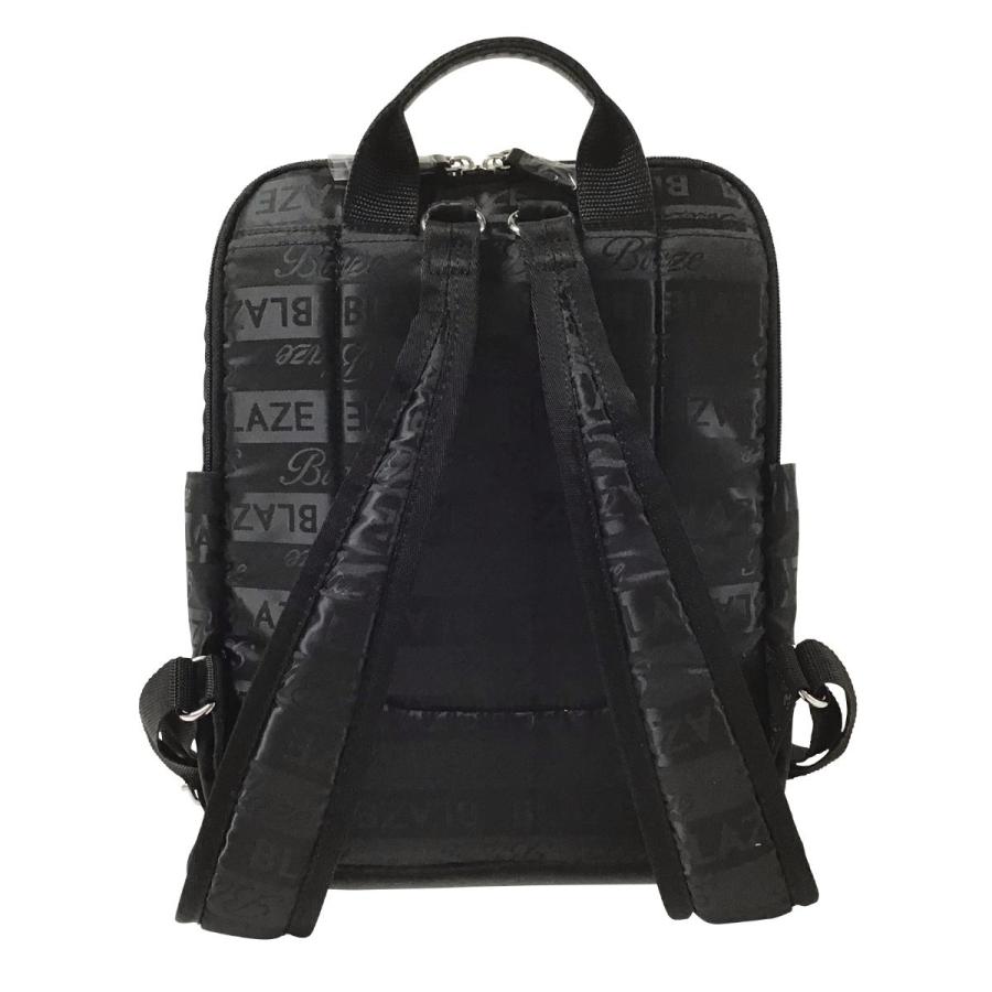 BLAZE ブレイズ リュック リュックサック 婦人 女性 レディース 大人 軽量 ポケット エレガント かわいい 上品 タウンユース 小さい 小型 ボーダー ロゴ 05803 | BLAZE | 08