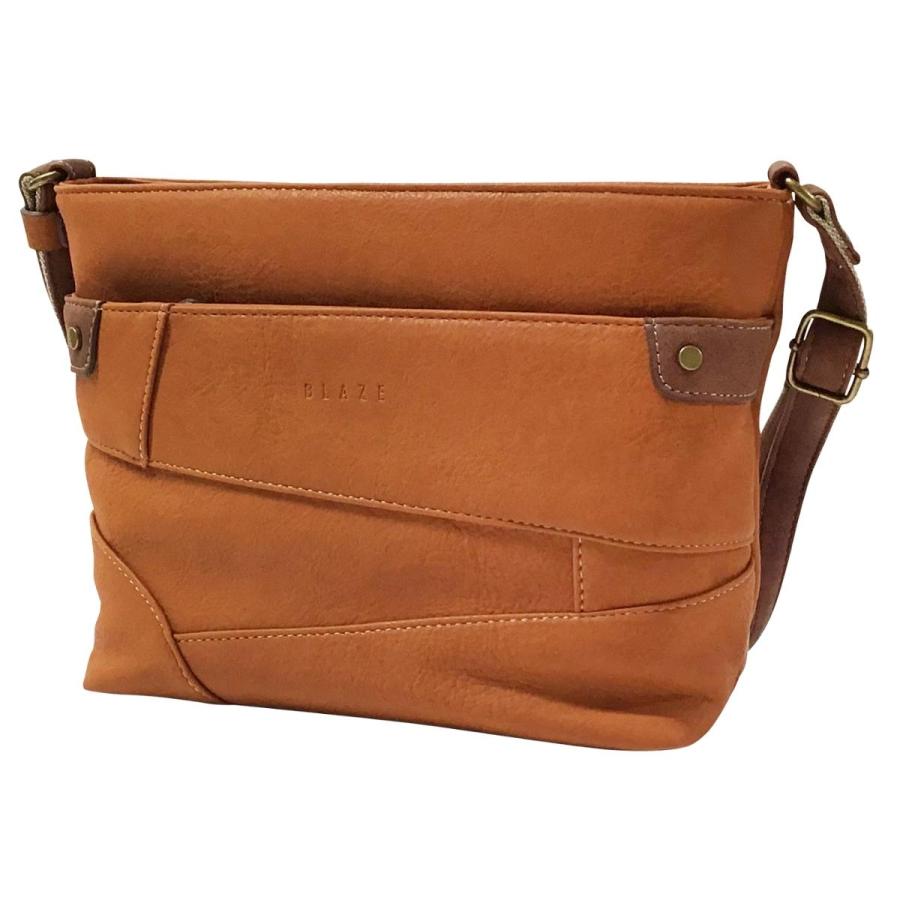BLAZE ブレイズ ショルダーバッグ 婦人 女性 レディース 大人 鞄 かばん 3層 3ルーム 軽量 ポケット エレガント かわいい 上品 接ぎ ハギ タウンユース 05810 | BLAZE | 10