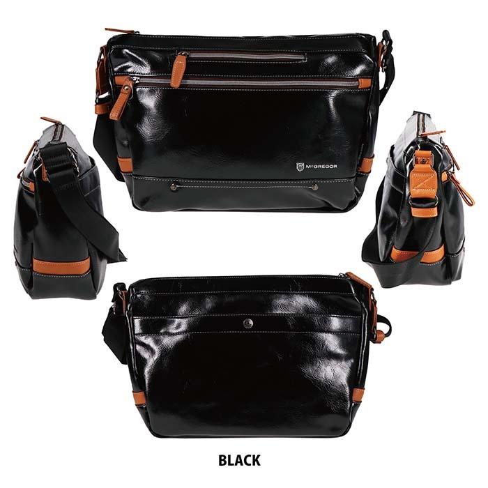 McGREGOR マクレガー マックレガー ショルダーバッグ 肩掛けかばん 斜めがけかばん ゴンドラ 舟型 通勤 旅行 仕事 出張 ビジネス ユニセックス 男女兼用 07-03 | McGREGOR | 01