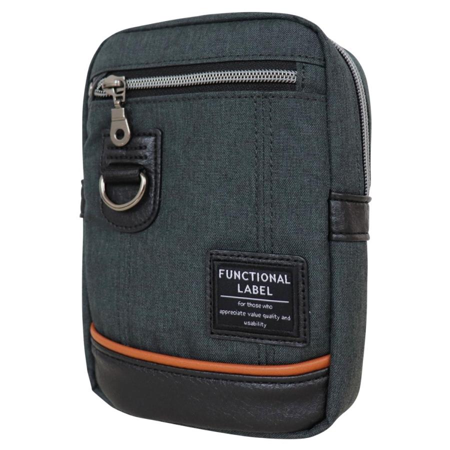 Functional Label ファンクショナルレーベル USB マルチ ミニポーチ ベルトポーチ チョークバッグ ショルダーバッグ 3WAY ユニセックス 男女兼用 ビジネス 08614 |  | 16