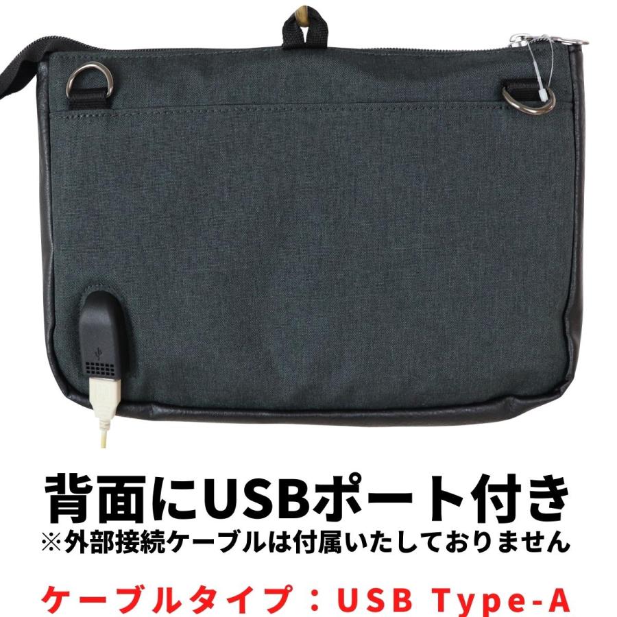 Functional Label ファンクショナルレーベル USB 薄マチ ショルダー ショルダーバッグ メンズ レディース 男性 女性 ユニセックス 男女兼用 ビジネス 通勤 08615 |  | 08