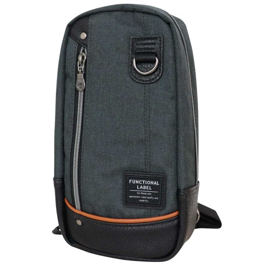 Functional Label ファンクショナルレーベル USB ボディバッグ M メンズ レディース 男性 女性 ユニセックス 男女兼用 ビジネス カジュアル 通勤 会社 08617 |  | 14