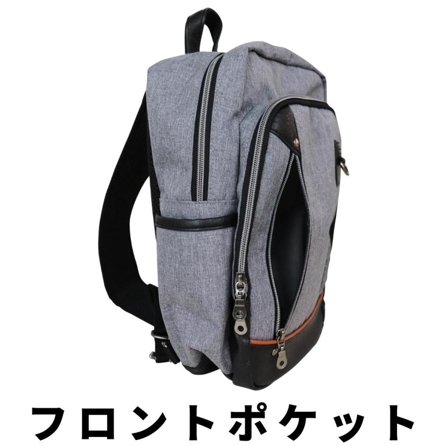 Functional Label ファンクショナルレーベル USB ボディバッグ L メンズ レディース 男性 女性 ユニセックス 男女兼用 ビジネス カジュアル 通勤 会社 08618 |  | 08