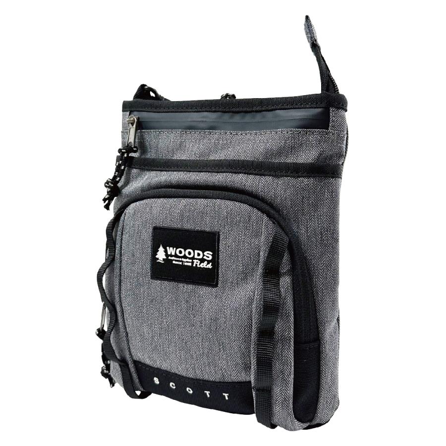 WOODS Field ウッズ フィールド シザーケース ベルトポーチ チョークバッグ ウエストポーチ ショルダーバッグ ユニセックス 撥水加工 撥水 はっ水 17004 | Woods | 15