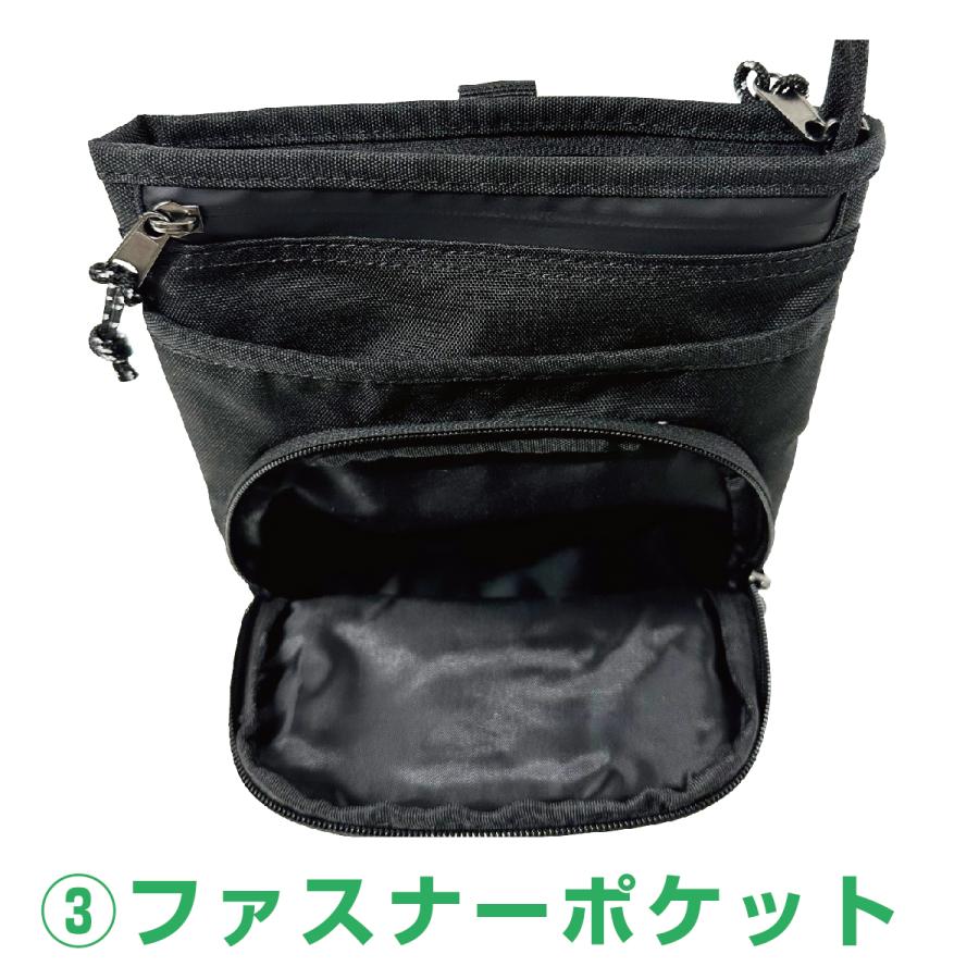 WOODS Field ウッズ フィールド シザーケース ベルトポーチ チョークバッグ ウエストポーチ ショルダーバッグ ユニセックス 撥水加工 撥水 はっ水 17004 | Woods | 08