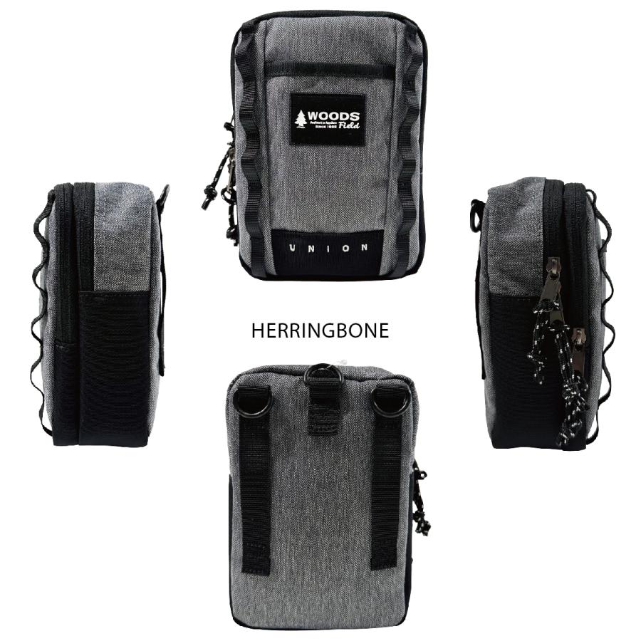 WOODS Field ウッズ フィールド ミニポーチ シザーケース ベルトポーチ ウエストポーチ ショルダーバッグ ユニセックス 男女兼用 撥水加工 撥水 はっ水 17005 | Woods | 02