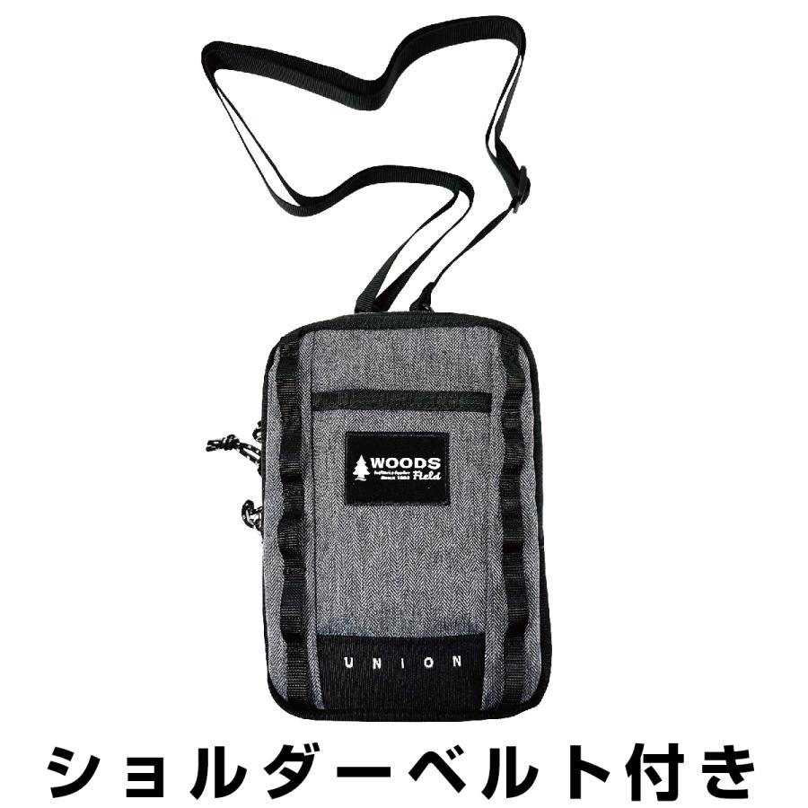 WOODS Field ウッズ フィールド ミニポーチ シザーケース ベルトポーチ ウエストポーチ ショルダーバッグ ユニセックス 男女兼用 撥水加工 撥水 はっ水 17005 | Woods | 06