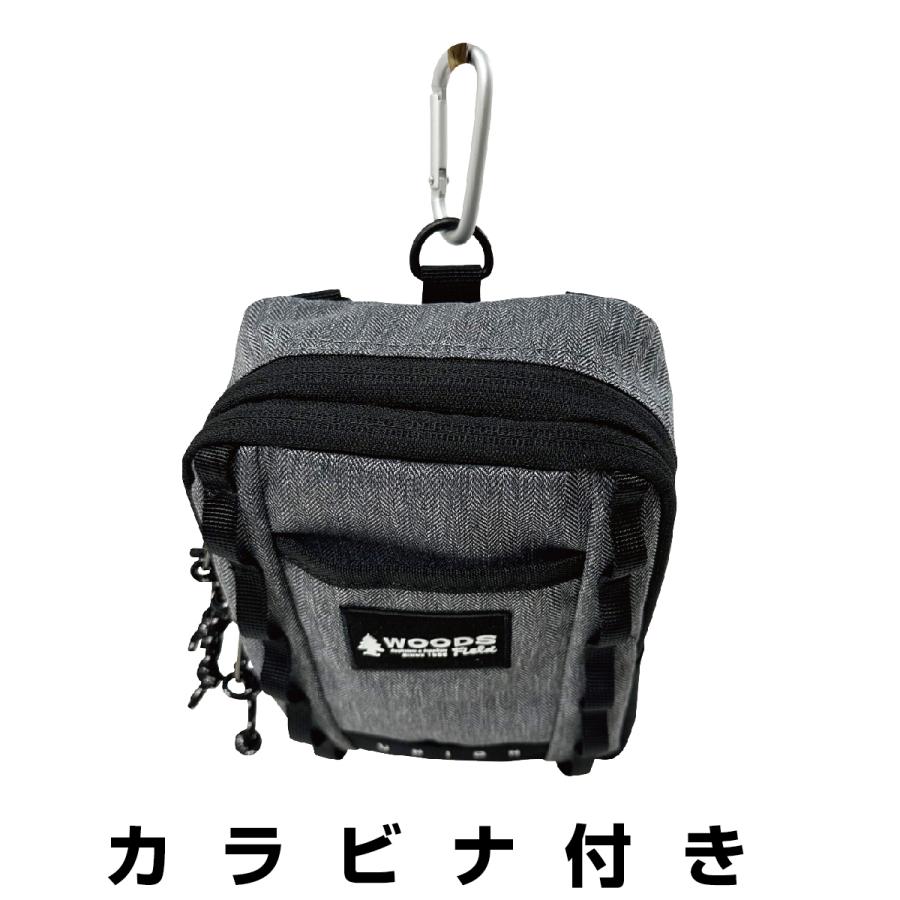 WOODS Field ウッズ フィールド ミニポーチ シザーケース ベルトポーチ ウエストポーチ ショルダーバッグ ユニセックス 男女兼用 撥水加工 撥水 はっ水 17005 | Woods | 07