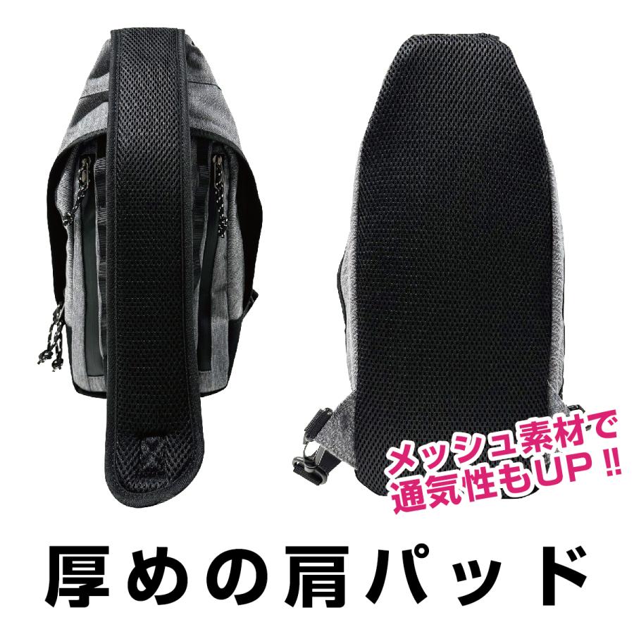 WOODS Field ウッズ フィールド ボディバッグ 男性 女性 ユニセックス 男女兼用 外出 散歩 ライブ フェス レジャー カジュアル 撥水加工 撥水 はっ水 17007 | Woods | 07