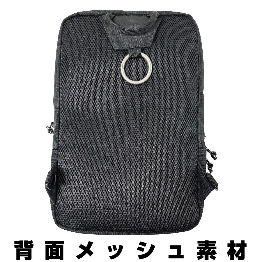 WOODS Field ウッズ フィールド ボディバッグ リュック 持ち手 グリップ 手持ち 3WAY ユニセックス 男女兼用 ライブ カジュアル 撥水加工 撥水 はっ水 17008 | Woods | 10