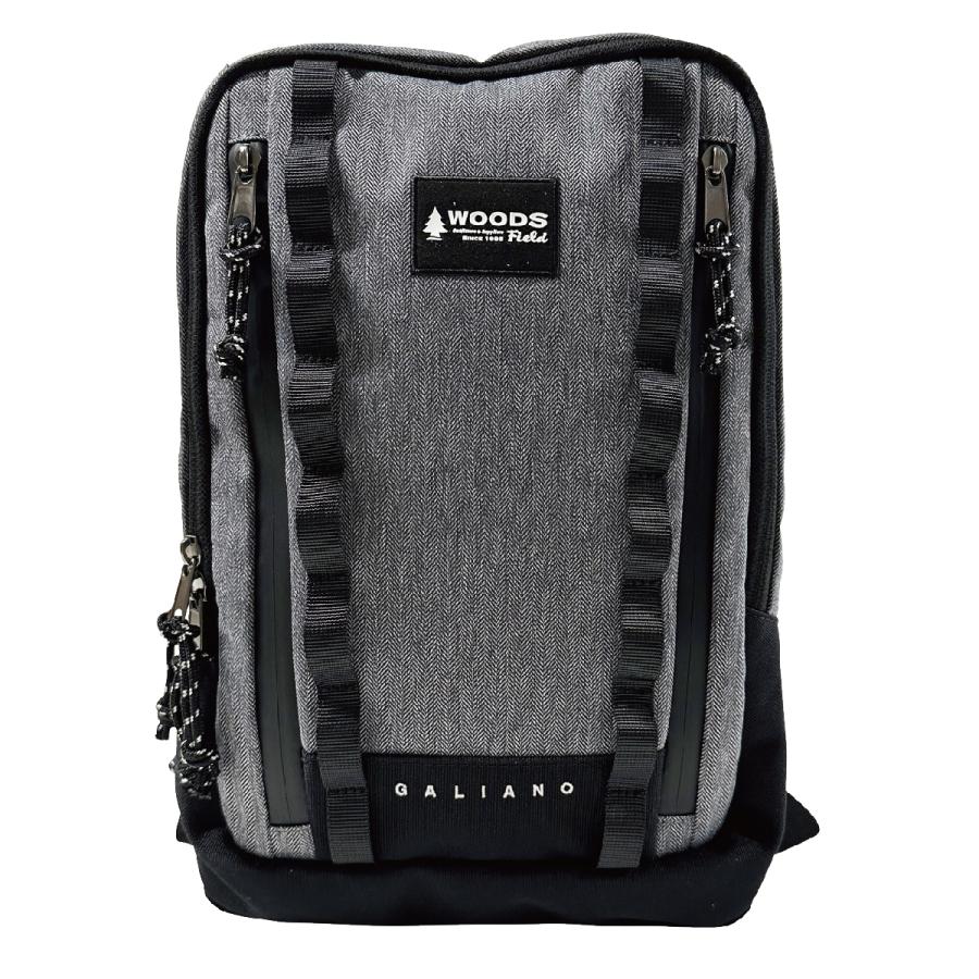 WOODS Field ウッズ フィールド ボディバッグ リュック 持ち手 グリップ 手持ち 3WAY ユニセックス 男女兼用 ライブ カジュアル 撥水加工 撥水 はっ水 17008 | Woods | 14