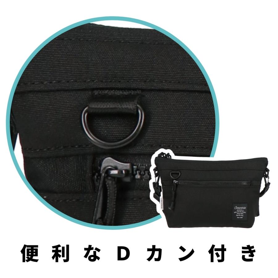 CONVERSE コンバース コンパクト ショルダー ショルダーバッグ カジュアル 買い物 男性 女性 メンズ レディース 男女兼用 ユニセックス はっ水 撥水加工 20027 | CONVERSE | 06