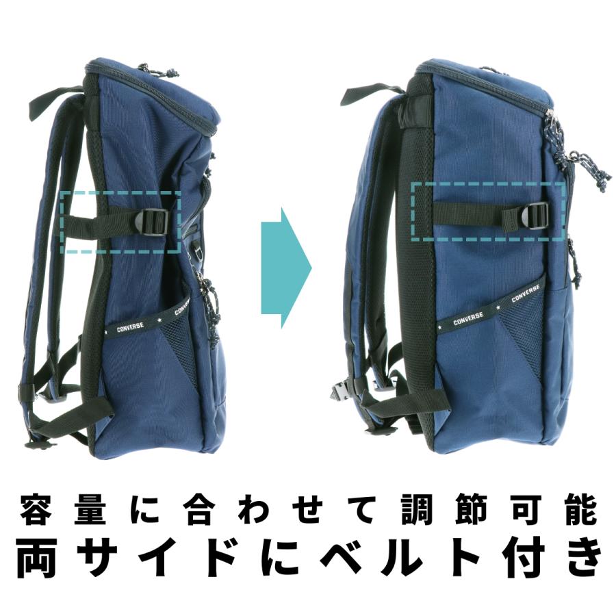 【30リットル 大容量 通学リュック】CONVERSE コンバース  デイパック  メンズ 多機能 撥水  スクールバッグ  A4 軽量 PC 男子 女子 中学生 高校生   20074 | CONVERSE | 10