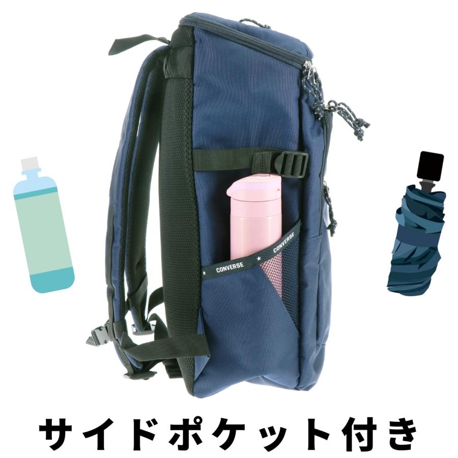 【30リットル 大容量 通学リュック】CONVERSE コンバース  デイパック  メンズ 多機能 撥水  スクールバッグ  A4 軽量 PC 男子 女子 中学生 高校生   20074 | CONVERSE | 09