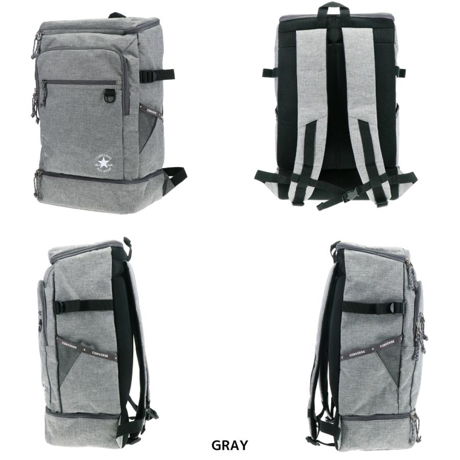 CONVERSE コンバース 2層 スクエア リュック ディパック スクールバッグ カジュアル 通勤 通学 旅行 買い物 男女兼用 ユニセックス 撥水 撥水加工 はっ水 20075 | CONVERSE | 02