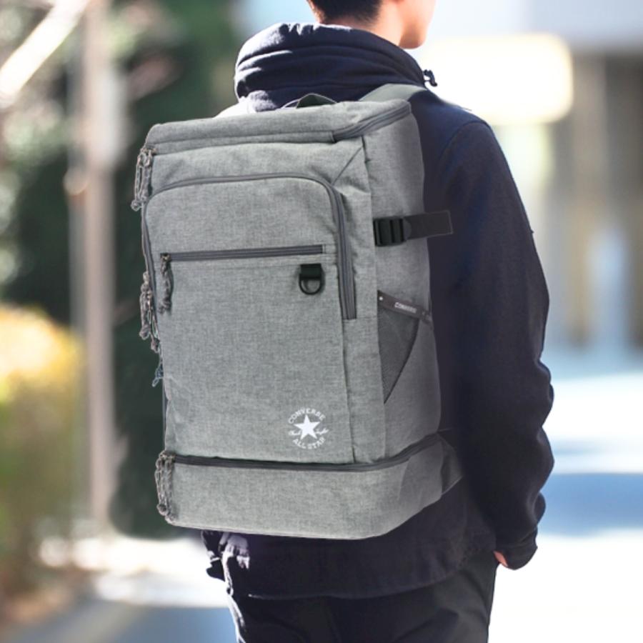 CONVERSE コンバース 2層 スクエア リュック ディパック スクールバッグ カジュアル 通勤 通学 旅行 買い物 男女兼用 ユニセックス 撥水 撥水加工 はっ水 20075 | CONVERSE | 04