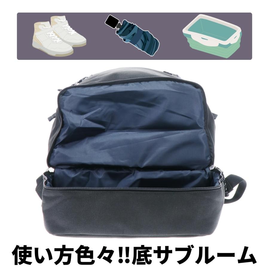 CONVERSE コンバース 2層 スクエア リュック ディパック スクールバッグ カジュアル 通勤 通学 旅行 買い物 男女兼用 ユニセックス 撥水 撥水加工 はっ水 20075 | CONVERSE | 07