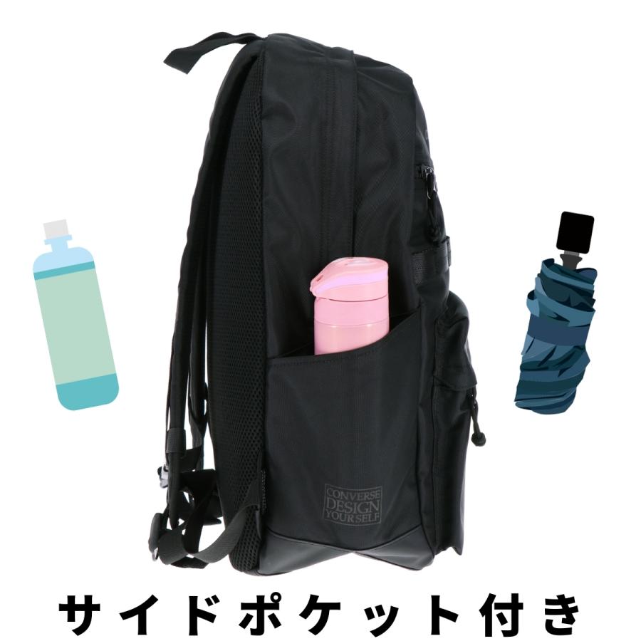 CONVERSE コンバース デイパック 25L リュック ビジネス 通学 メンズ 通勤 撥水 レディース 大学生 耐水 バッグ スクールバッグ タウンリュック 軽量 pc 20103 | CONVERSE | 08