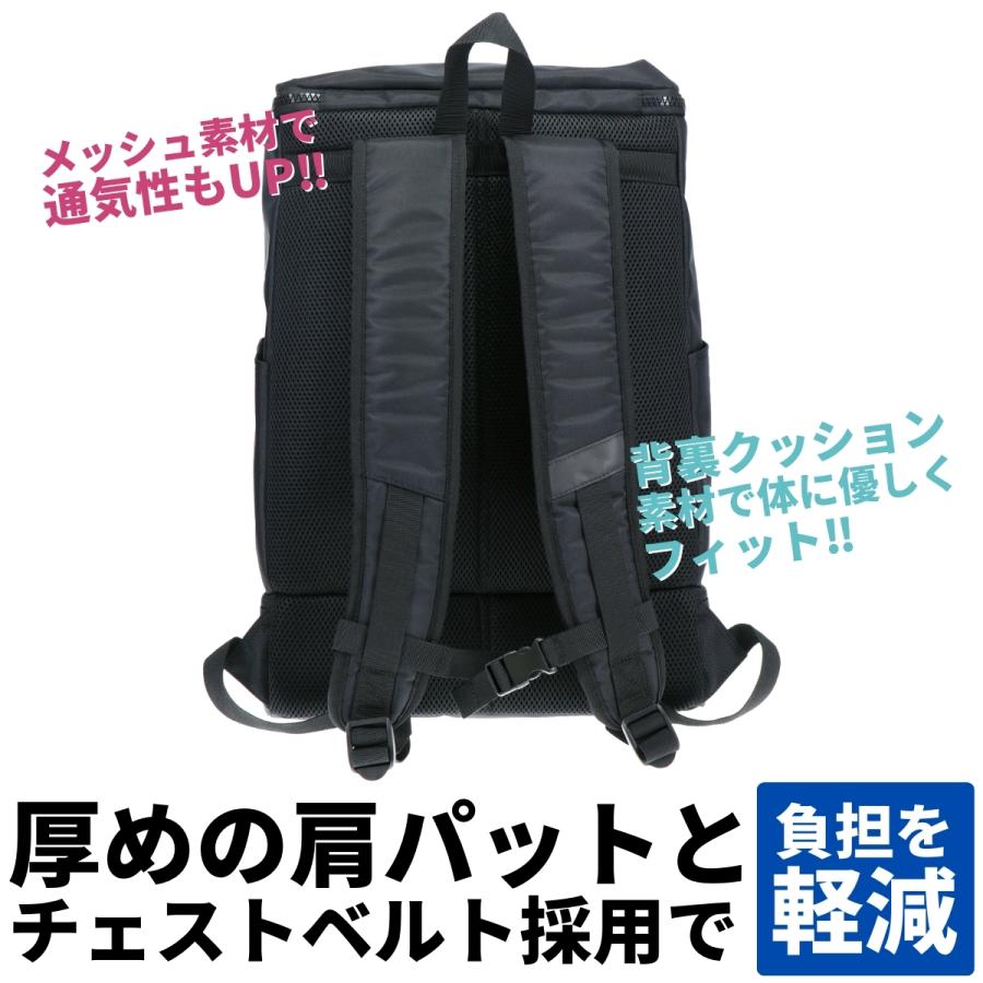 CONVERSE コンバース 2層 ボックス リュック 35L デイパック バックパック ビジネス 通学 通勤 撥水 大学 耐水 バッグ スクールバッグ 軽量 スクエア 20106 | CONVERSE | 11