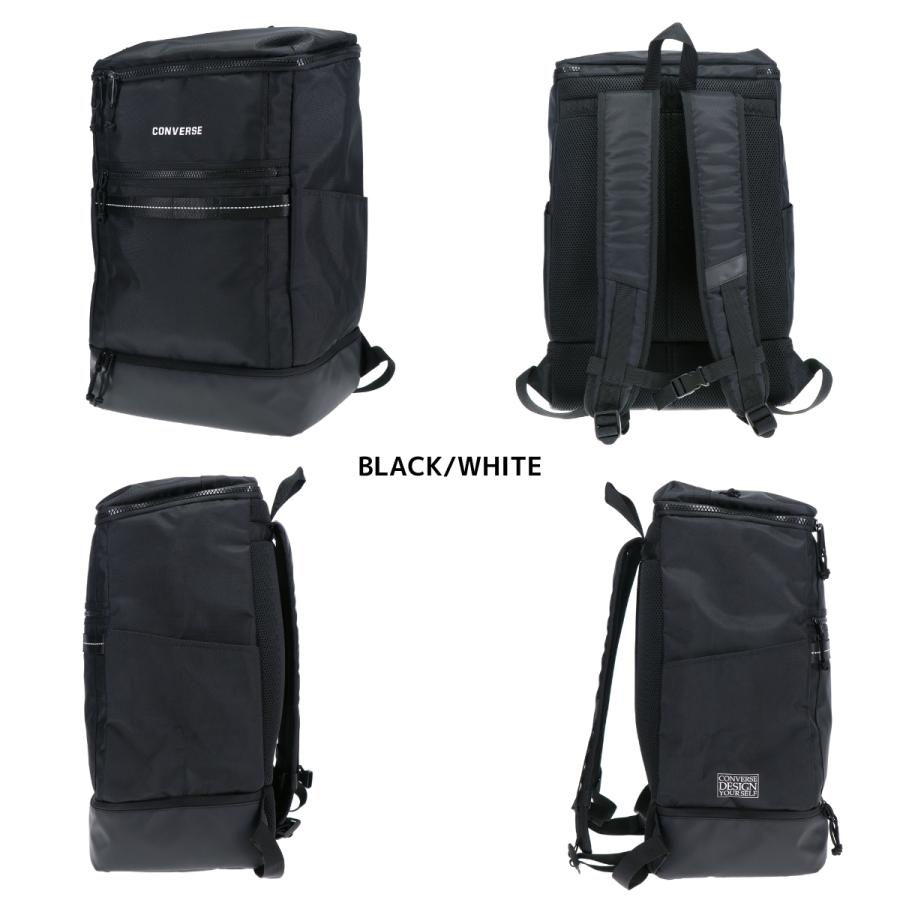CONVERSE コンバース 2層 ボックス リュック 35L デイパック バックパック ビジネス 通学 通勤 撥水 大学 耐水 バッグ スクールバッグ 軽量 スクエア 20106 | CONVERSE | 02