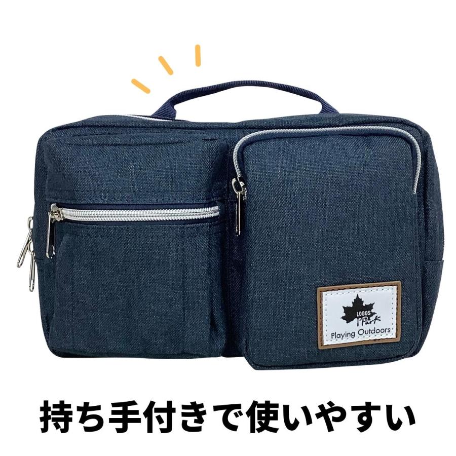 LOGOS Park ロゴスパーク ウエストバッグ ウエストポーチ カジュアル シンプル バック 鞄 かばん レディース メンズ 女性 男性 ユニセックス 男女兼用 27059 | LOGOS | 08