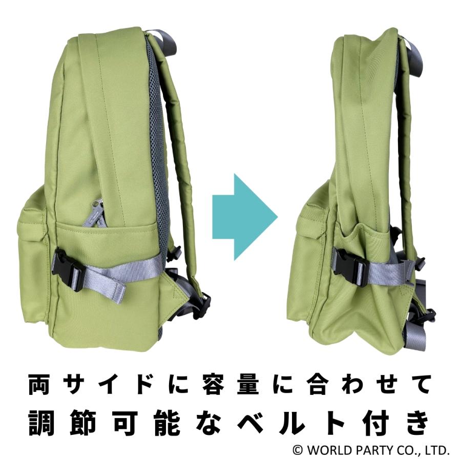 Wpc.Patterns ワールドパーティー フルール Fleur リュック ディパック デイバッグ 婦人 女性 カバン かばん シンプル はっ水 撥水 撥水加工 31019 | Wpc. | 08