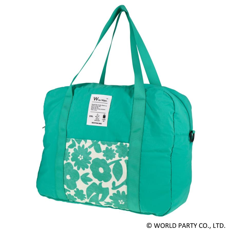 Wpc.Patterns ワールドパーティー グラース Grace パッカブル ボストン 撥水 軽量 はっ水 撥水加工 トラベル 旅行 2WAY キャリーオン 折り畳み コンパクト 31028 | Wpc. | 17