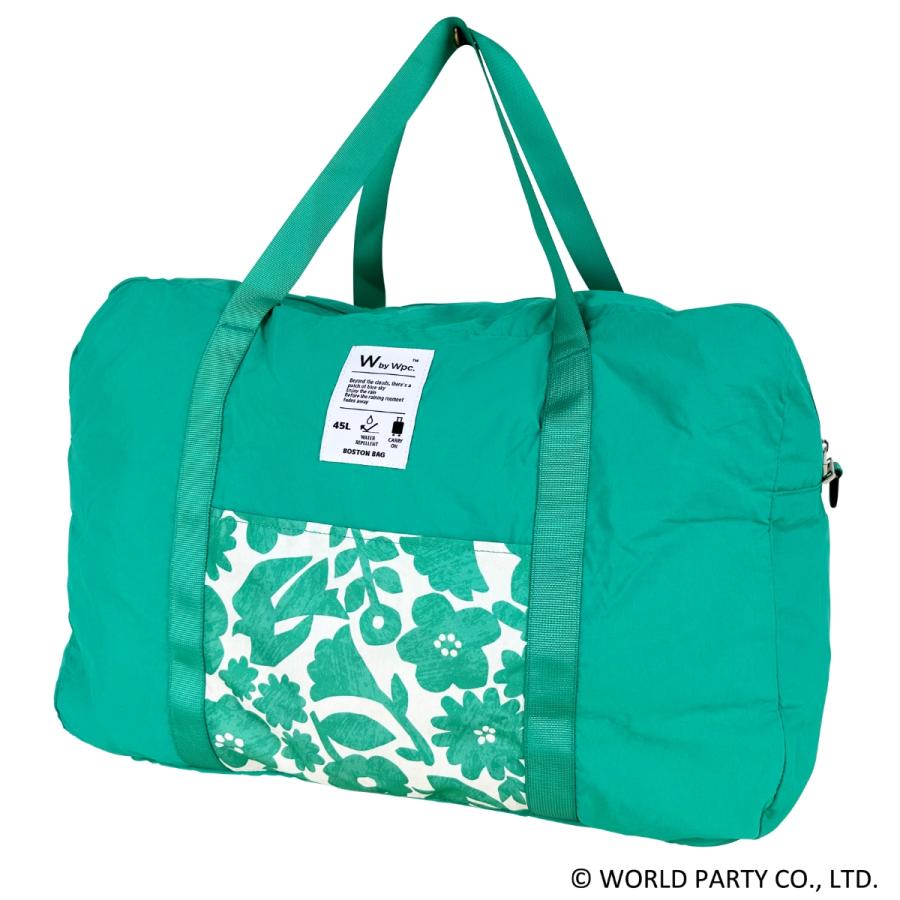 Wpc.Patterns ワールドパーティー グラース Grace パッカブル ボストン 撥水 軽量 はっ水 撥水加工 トラベル 旅行 2WAY 母の日 折り畳み コンパクト 31034 | Wpc. | 17