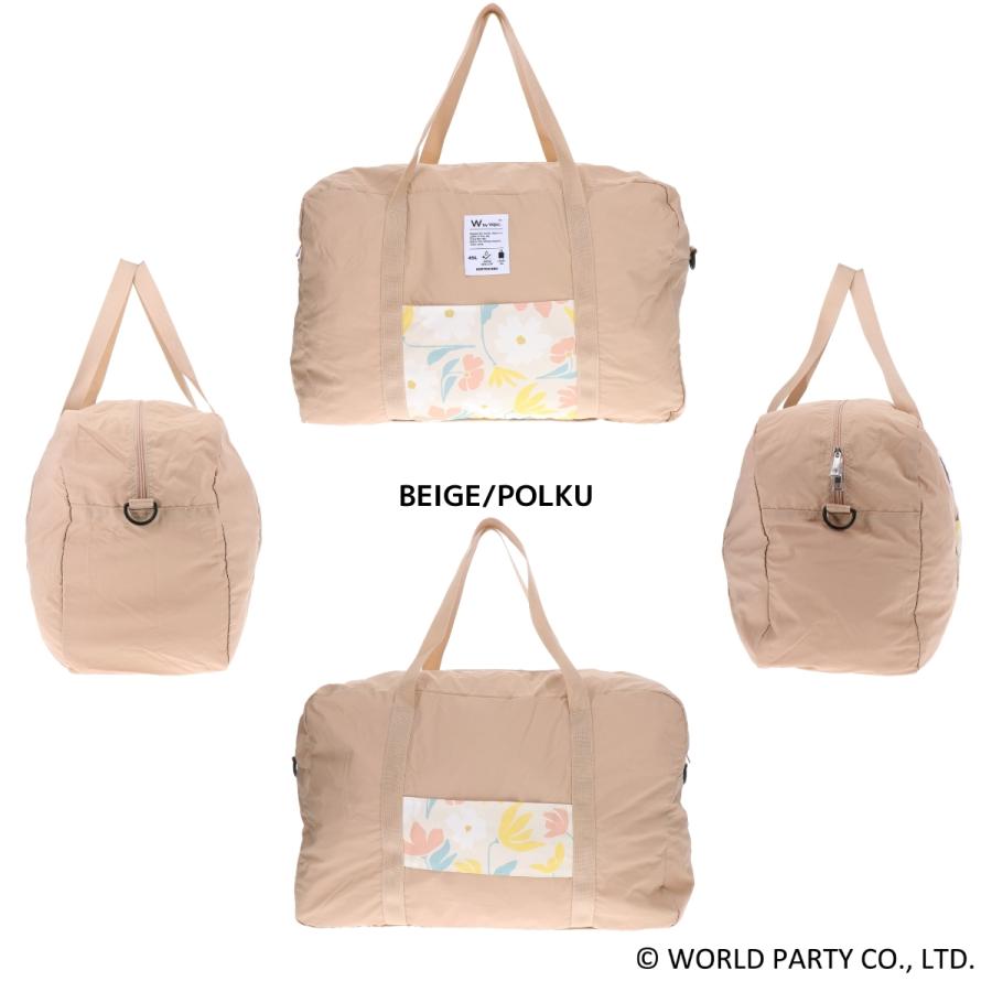 Wpc.Patterns ワールドパーティー グラース Grace パッカブル ボストン 撥水 軽量 はっ水 撥水加工 トラベル 旅行 2WAY 母の日 折り畳み コンパクト 31034 | Wpc. | 02