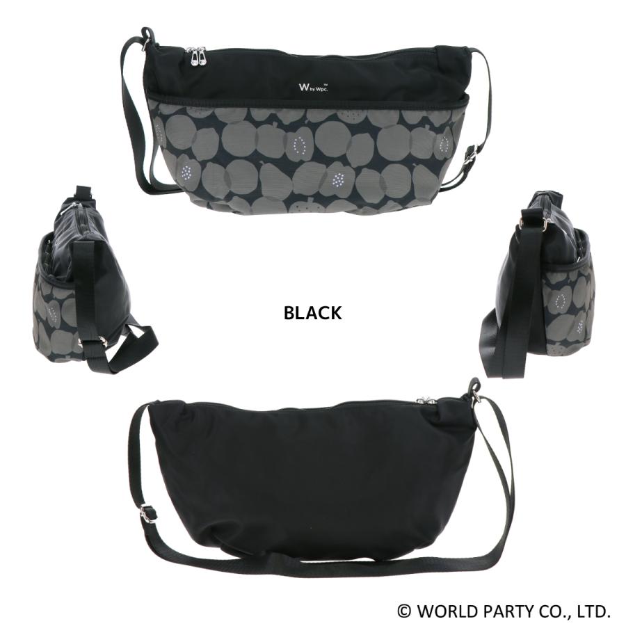 Wpc.Patterns ワールドパーティー グリント GLINT ハーフ ムーン ショルダー ショルダーバッグ 婦人 女性 カバン かばん シンプル はっ水 はっ水加工 撥水 31040 | Wpc. | 01