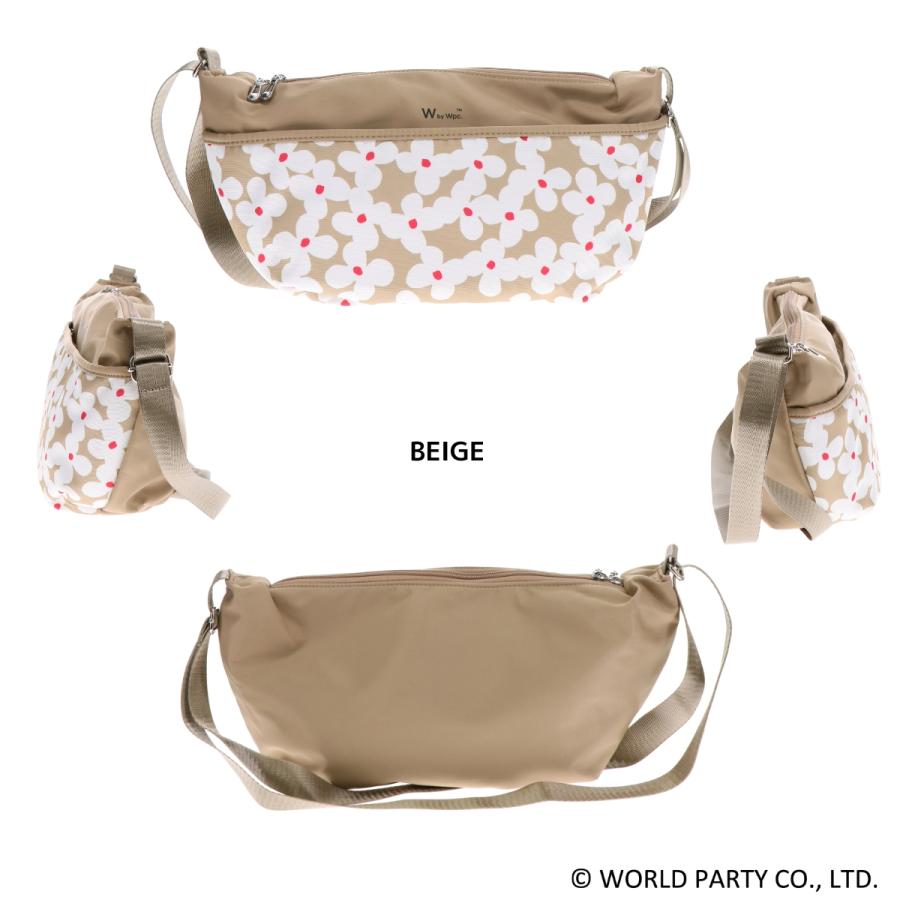 Wpc.Patterns ワールドパーティー グリント GLINT ハーフ ムーン ショルダー ショルダーバッグ 婦人 女性 カバン かばん シンプル はっ水 はっ水加工 撥水 31040 | Wpc. | 03