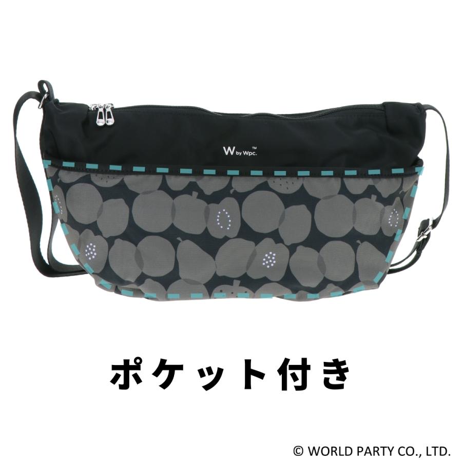 Wpc.Patterns ワールドパーティー グリント GLINT ハーフ ムーン ショルダー ショルダーバッグ 婦人 女性 カバン かばん シンプル はっ水 はっ水加工 撥水 31040 | Wpc. | 07