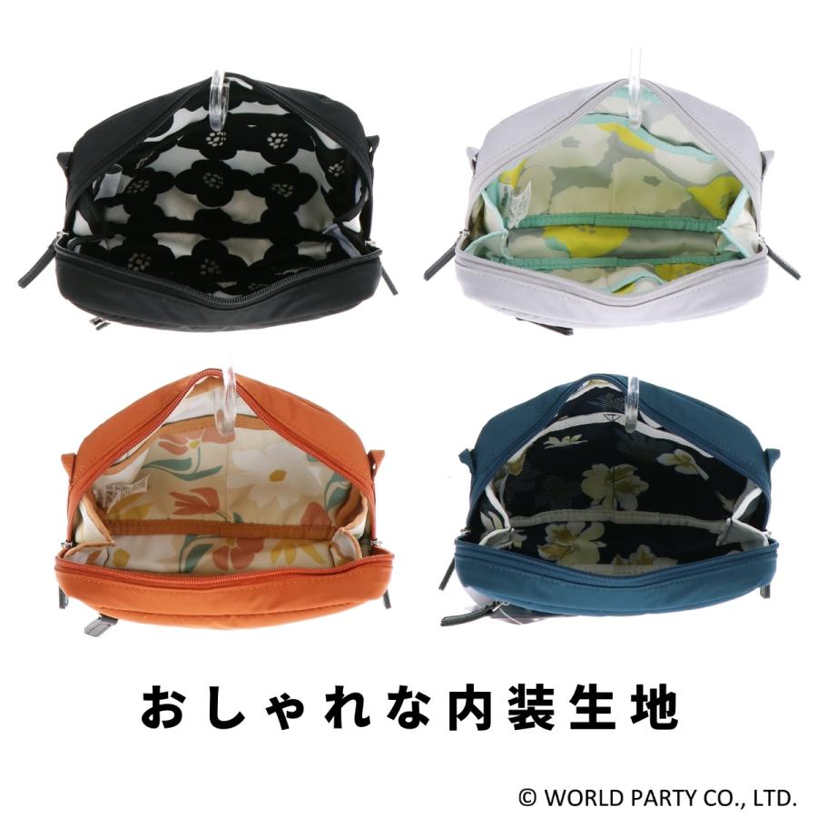 Wpc.Patterns ワールドパーティー ペタル Petale コスメ & ガジェット ポーチ ショルダーバッグ 婦人 女性 母の日 シンプル 耐水 撥水 軽量 はっ水 31046 | Wpc. | 11