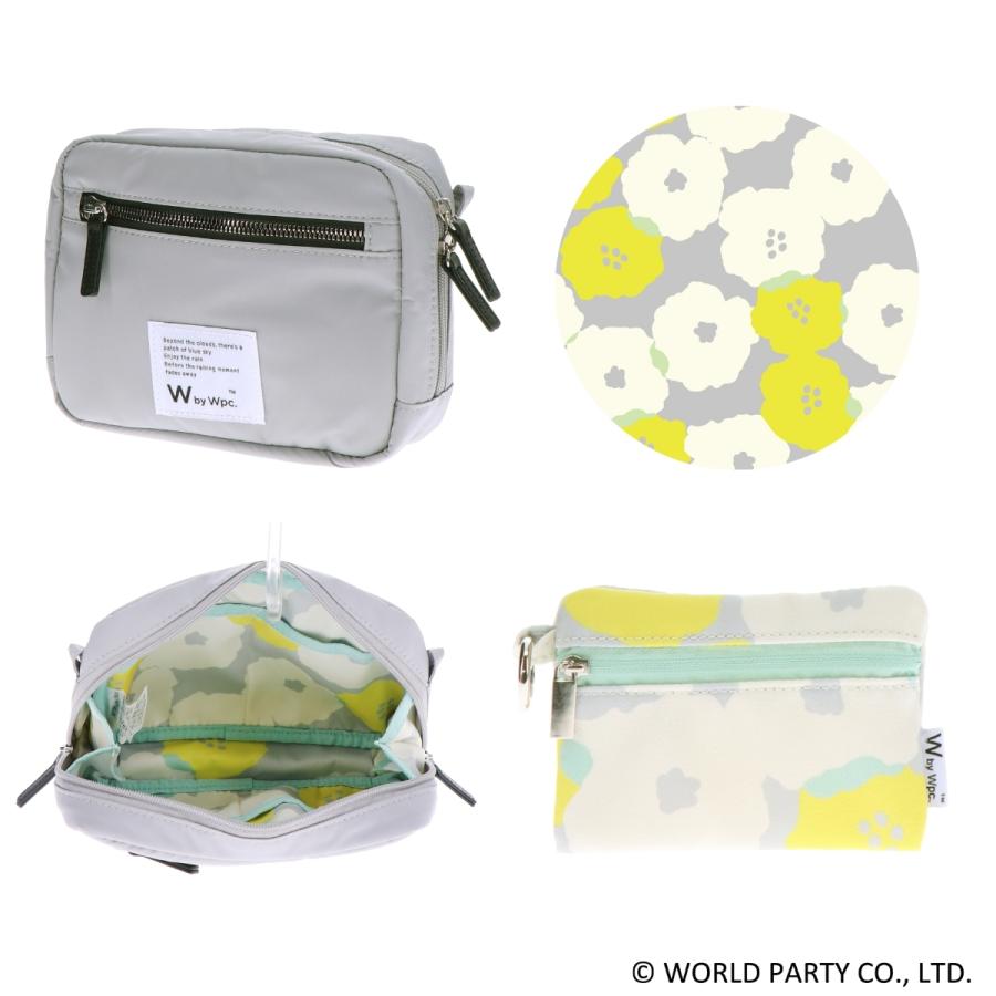 Wpc.Patterns ワールドパーティー ペタル Petale コスメ & ガジェット ポーチ ショルダーバッグ 婦人 女性 母の日 シンプル 耐水 撥水 軽量 はっ水 31046 | Wpc. | 15