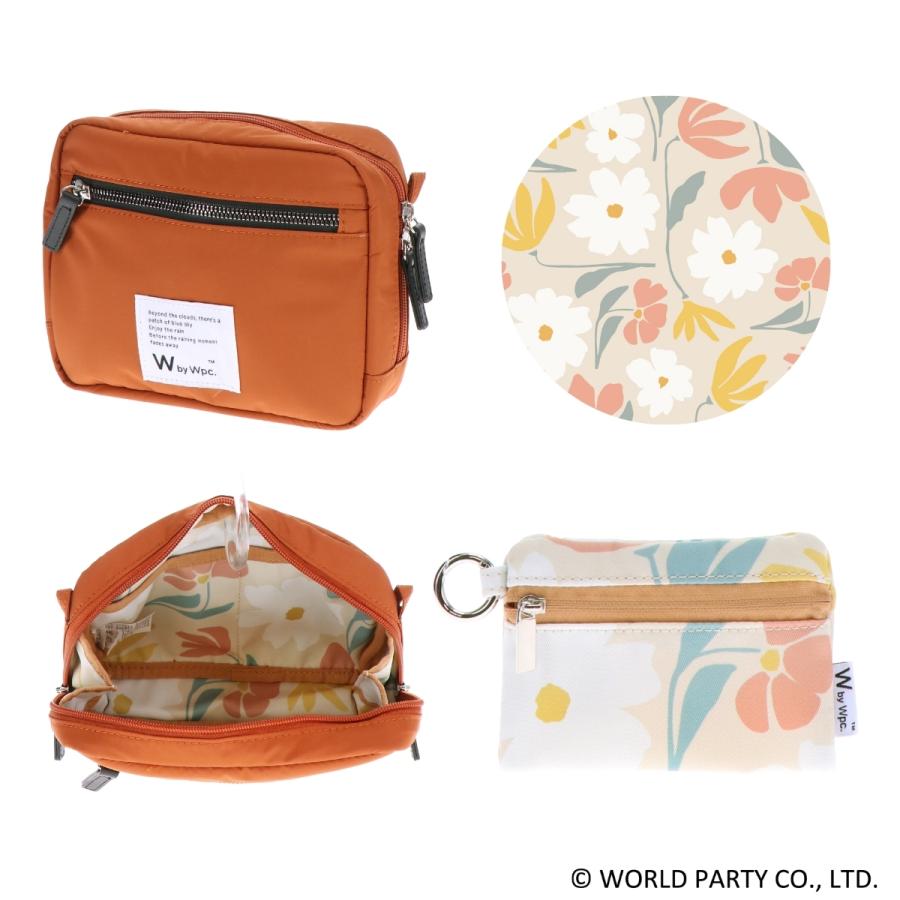 Wpc.Patterns ワールドパーティー ペタル Petale コスメ & ガジェット ポーチ ショルダーバッグ 婦人 女性 母の日 シンプル 耐水 撥水 軽量 はっ水 31046 | Wpc. | 16