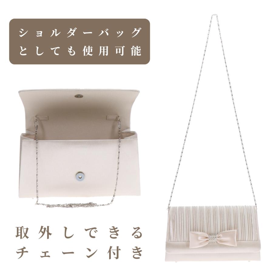 ジャスミン リボン バッグ クラッチバッグ パーティーバッグ ショルダーバッグ 2WAY 婦人 女性 入学式 卒業式 結婚式 七五三 発表会 お呼ばれ 誕生日 41013 |  | 06