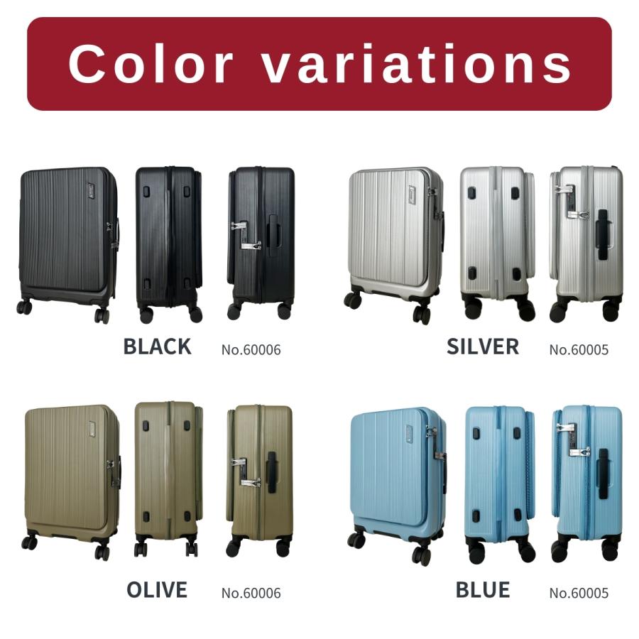 【もれなくColemanカバープレゼント】正規代理店 コールマン Coleman キャリーケース S 60L キャリーバッグ スーツケース  バッグ フロントオープン 軽量 60006 | Coleman | 02