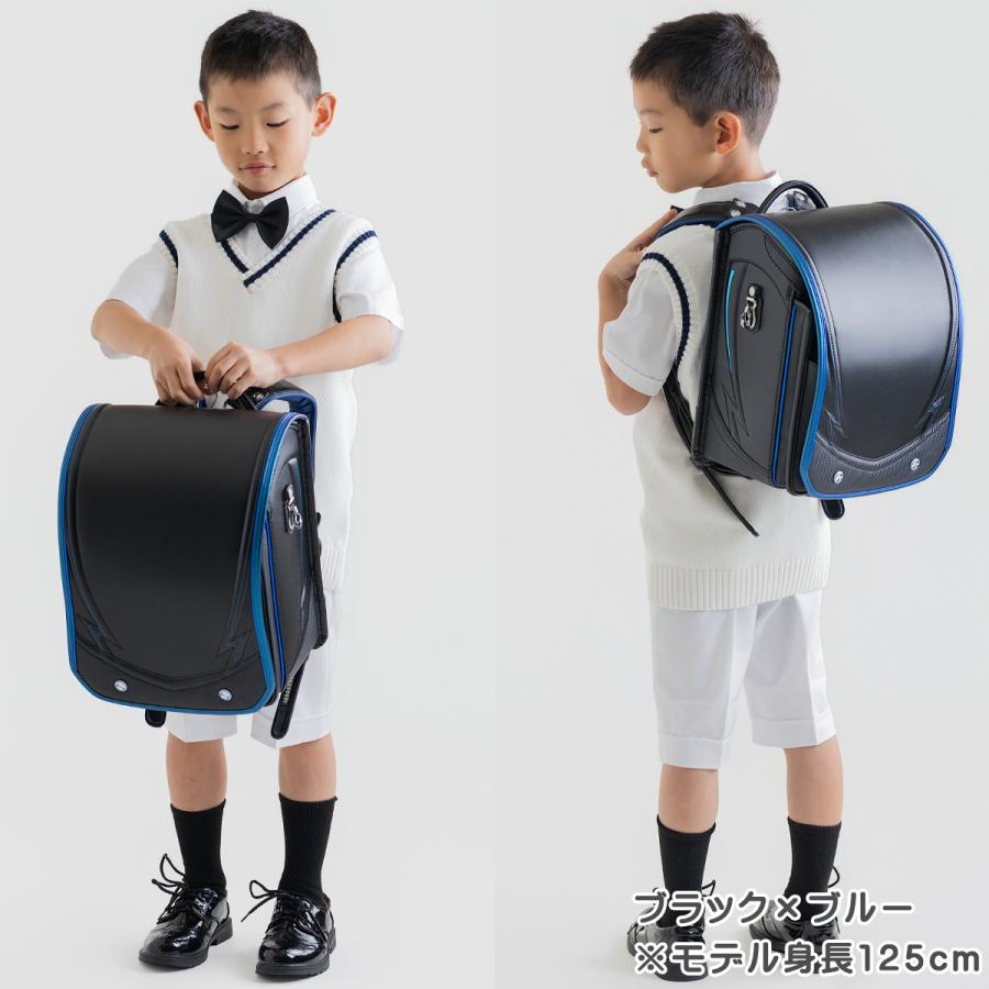 ランドセル ハネッセル BOY シャイニースパーク A4フラットファイル収納対応 6年保証 ランドセルカバー 360度反射 男の子 大容量 軽量 日本製 91015 | ハネッセル | 10