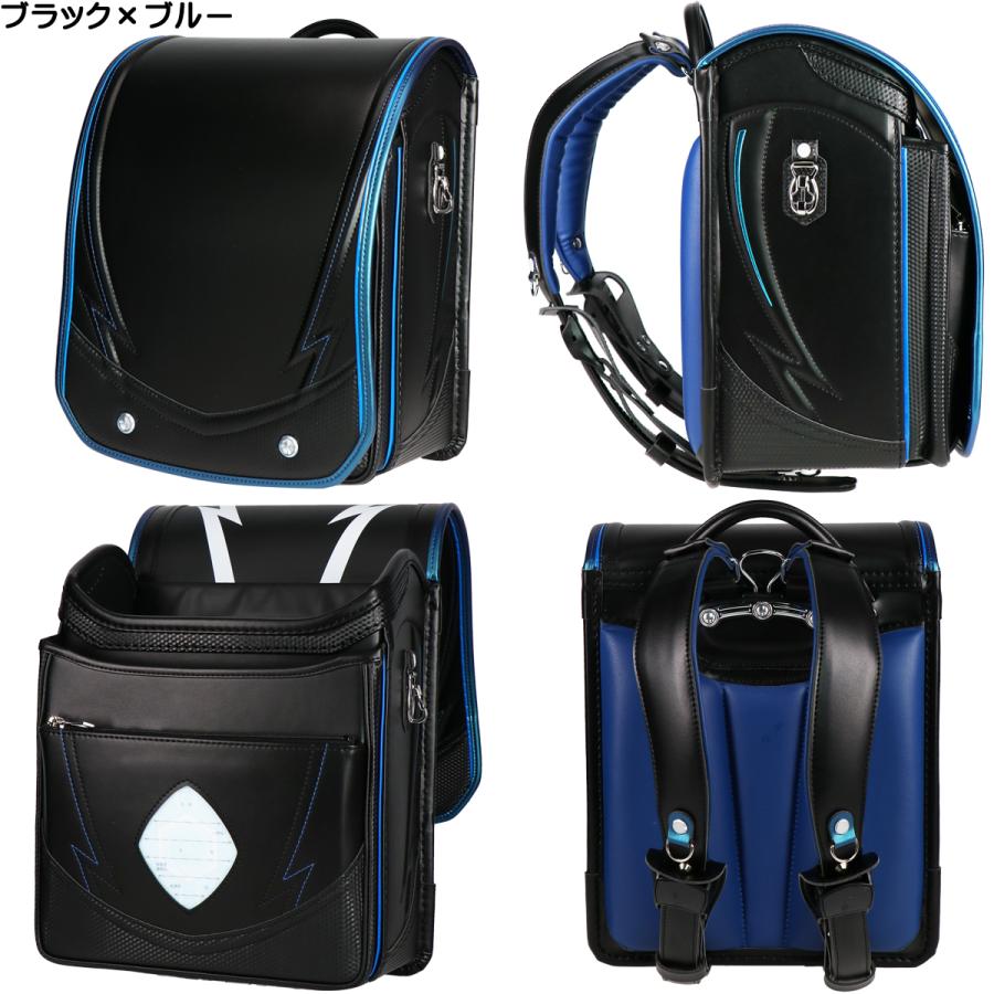 ランドセル ハネッセル BOY シャイニースパーク A4フラットファイル収納対応 6年保証 ランドセルカバー 360度反射 男の子 大容量 軽量 日本製 91015 | ハネッセル | 02