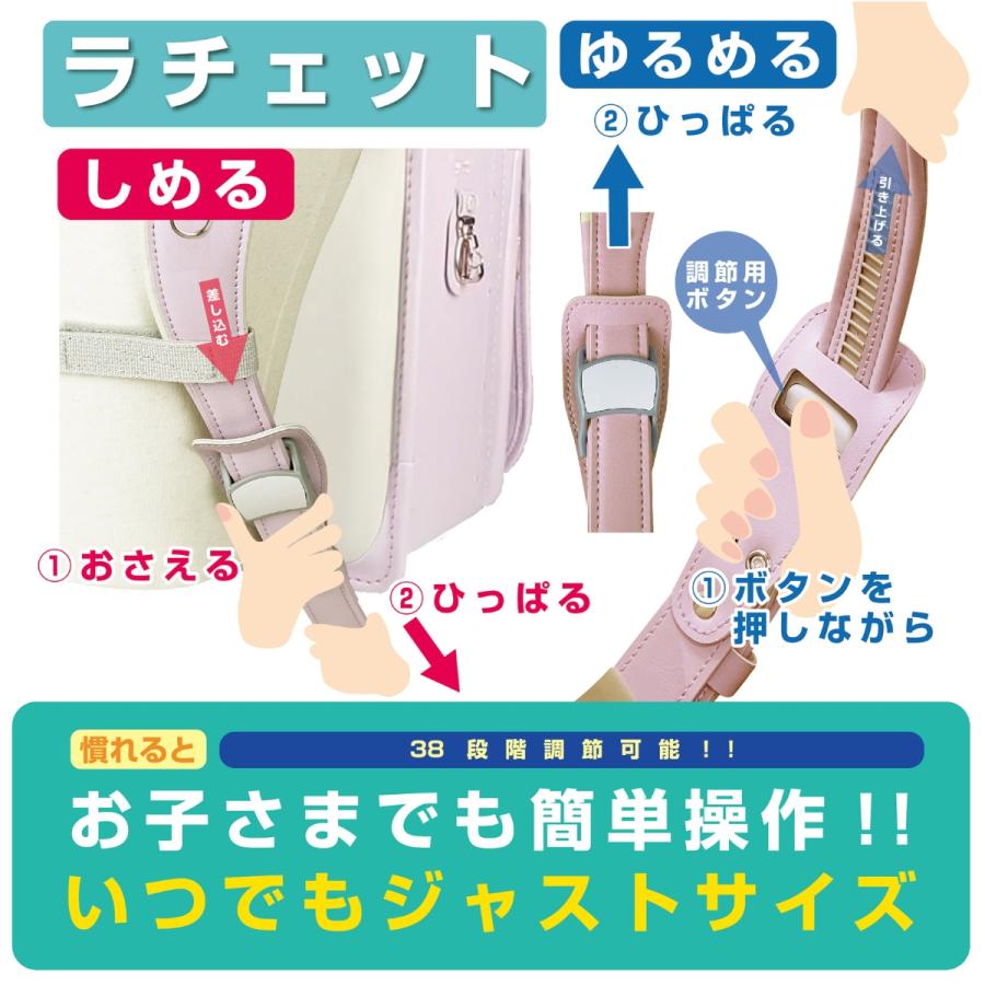 harnessel（ハネッセル） ランドセル GIRL アングラシエ 2026 A4