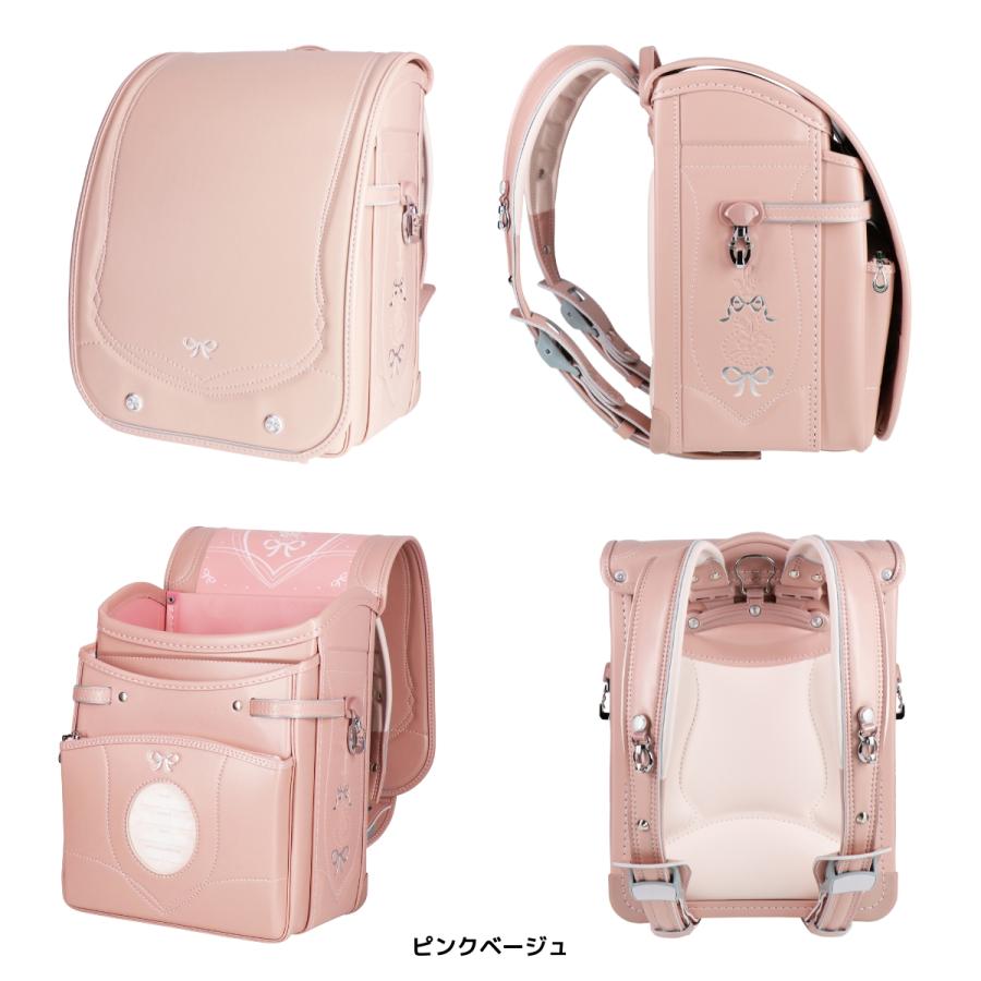 【新品】大人気 女の子ランドセル リボン 大容量 軽量 撥水 ライトピンク 数量限定 ランドセル フェミニンリボンスペシャル 日本製 TEIJIN