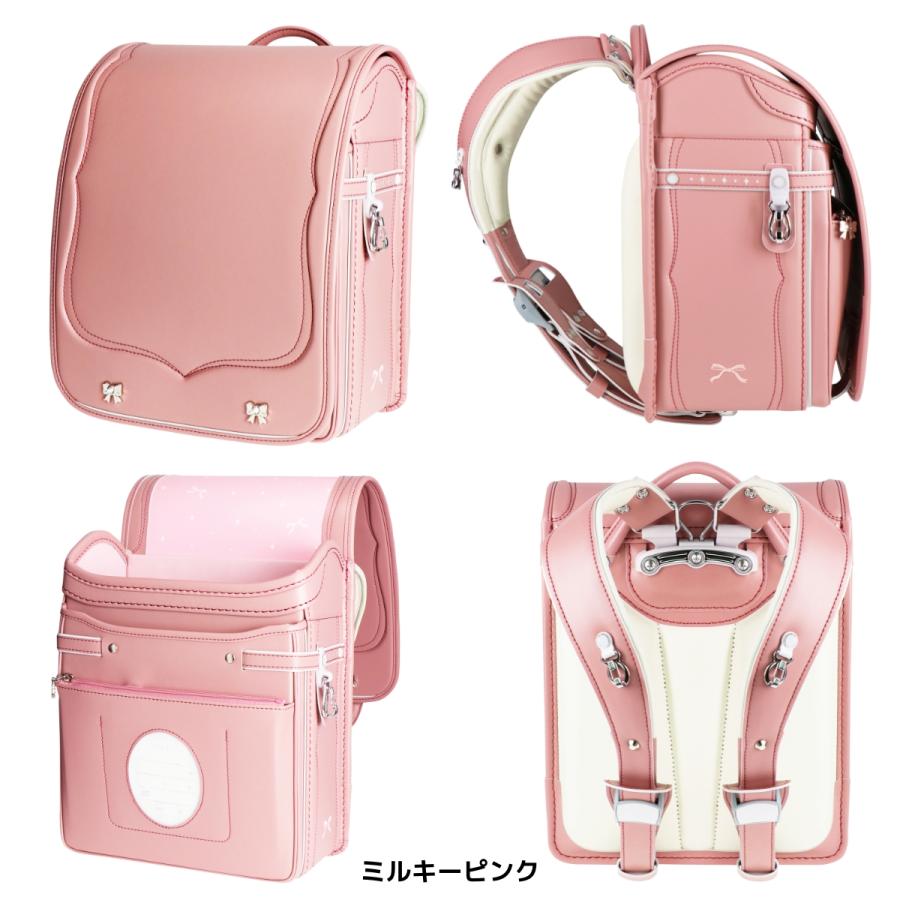 ランドセル ハネッセル GIRL ベーシック A4フラットファイル対応 ラチェットアジャスター カバー付き 大容量 軽い 軽量 360度反射 女の子 6年保証 |  | 02