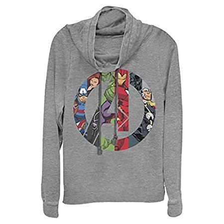 レディースファッション ディズニーコレクション 特別価格marvel Classic Avengers Heroes Icon Women S Cowl Neck Long Sleeve Knit Top 好評販売中 4jdyz5el2r Ch1construtora Com Br