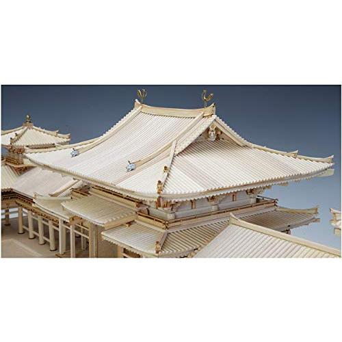 お買い得！ ウッディジョー 1/75 平等院 鳳凰堂 木製模型 組み立てキット 【MYK8560136288】(30243円)