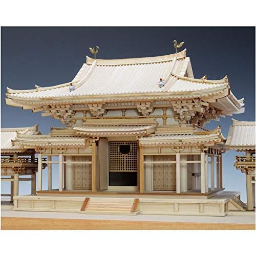 お買い得！ ウッディジョー 1/75 平等院 鳳凰堂 木製模型 組み立てキット 【MYK8560136288】(30243円)