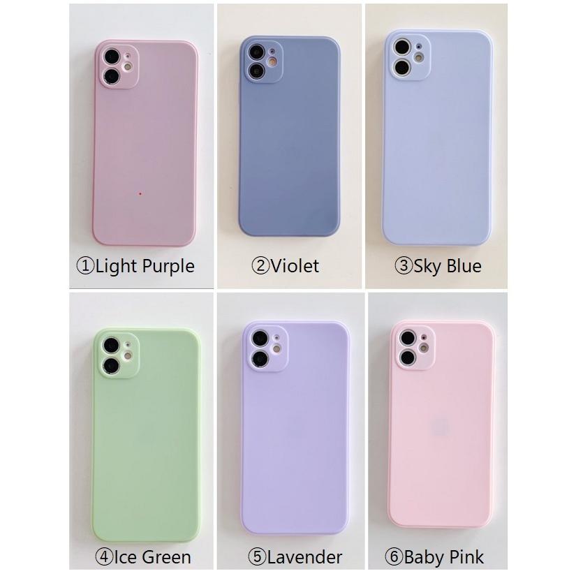 iPhone 【短納期】送料無料 くすみカラーIPHONE12ケース シリコン