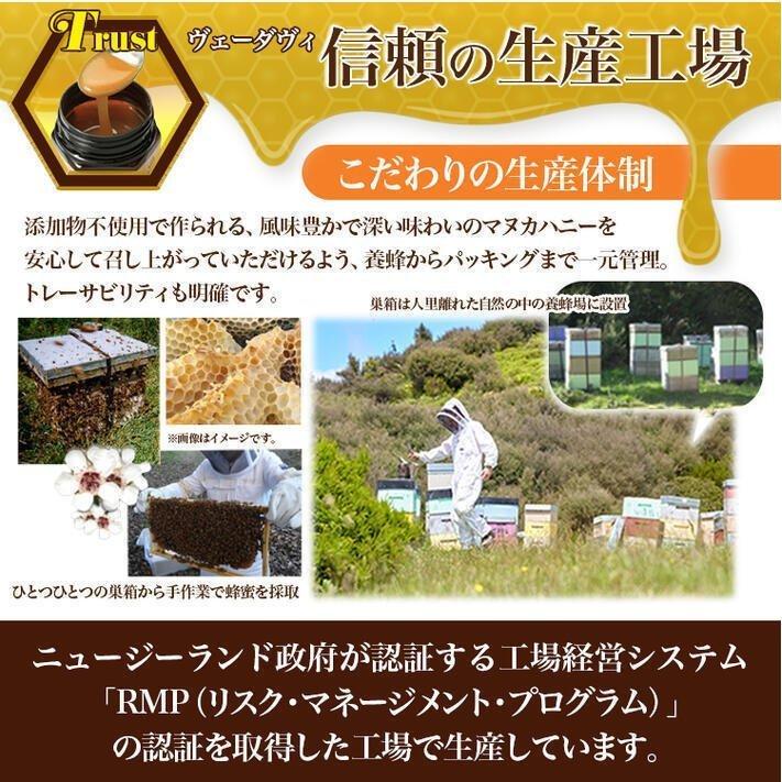 【2個セット】【送料無料】ヴェーダヴィ マヌカハニー MG650＋ 250g ニュージーランド からの特別な 蜂蜜 はちみつ ハチミツ ２５０ｇ  MG６５０＋の画像
